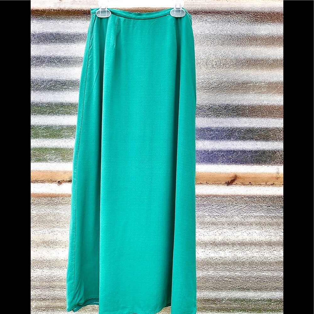 Casual Corner 100% Silk Long Skirt